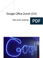 Google Office Zurich (CH) : How Work Could Be