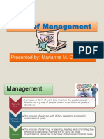 9 M S of Management