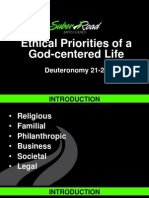 Ethical Priorities of a Gospel-Centered Life