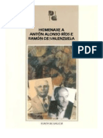 Homenaxe A Alonso Rios e Ramon de Valenzuela