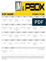 Asylum-P90x Hybrid Calendar