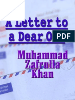A Letter to a Dear One