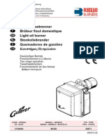 Riello RG5D Burner Manual