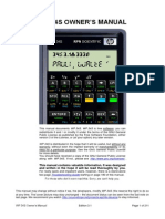 Manual for WP 34s Calculator
