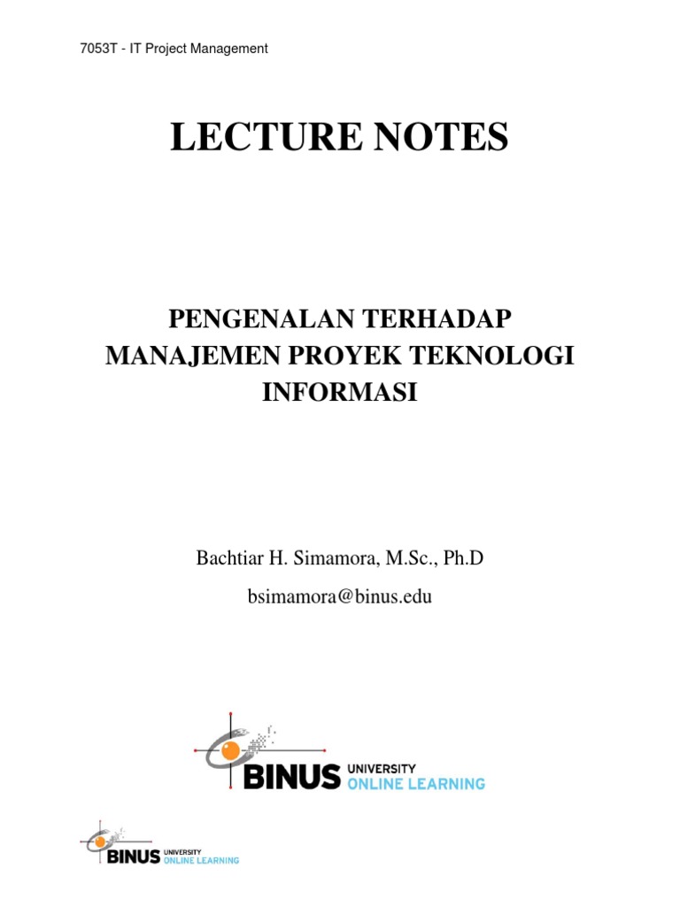 IT Project Management | PDF