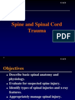 Spine and Spinal Cord Trauma