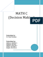Math C (new) Decision Making