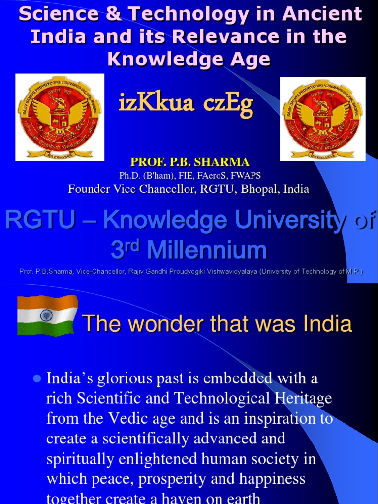 Science Technology in Ancient India PB Sharma PDF Meaning Of Life