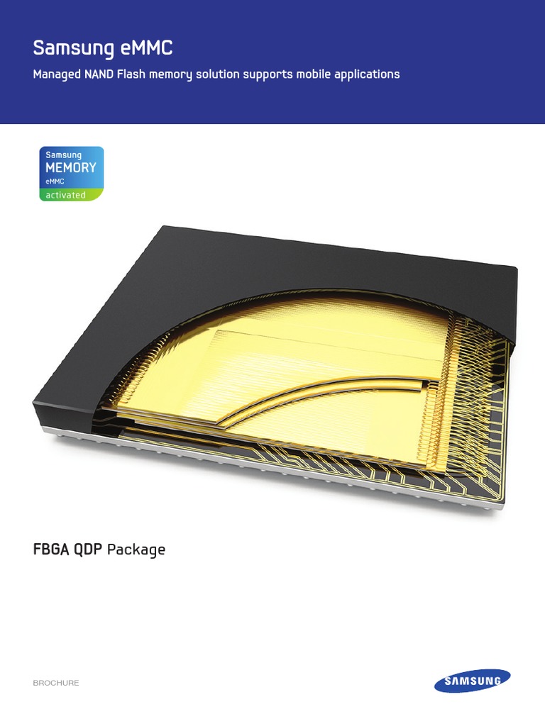 Samsung EMMC Brochure-0 | PDF | Flash Memory | Solid State Drive