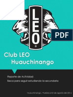 Club LEO Huauchinango Reporte