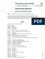 Aragón ley ordenación territorio