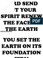 Send Out Your Spirit