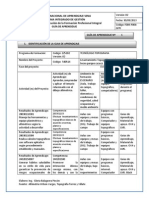 Guía aprendizaje altimetría