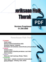 Pemeriksaan Fisik Thorak