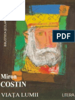 Miron Costin - Viata Lumii (Aprecieri)