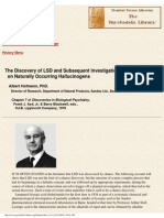 Hofmann The Discovery of LSD 1970