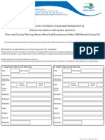 Telecom Application Form