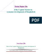 61031789 the Role of Financial Market and Institution in the Economic Development of Bangladesh