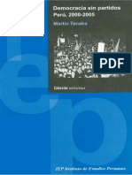 TANAKA, Martín - Democracia Sin Partidos. Perú, 2000 2005 - 2005