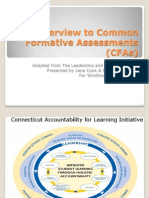 Overview to Common Formative Assessments for WMS Revised 9-9-09.Ppt