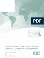 SSI-Strategic Implications of The Evolving Shanghai Cooperation Organization - Aug2014