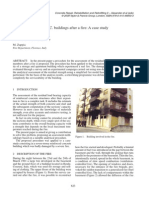 Residual strength of R.C. buildings after a fire