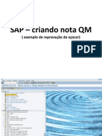 SAP – Criando Nota QM ( Exemplo De