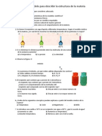 Un Modelo Para Describir La Estructura de La Materia