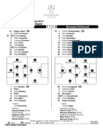 Tactical Lineups RM Vs BD 30 04 2013