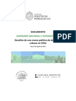 Seminario Desafios de Una Nueva Política Urbana en Chile PDF