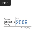 2009 Student Satisfaction Survey