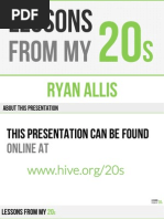 Download Introduction - Lessons From My 20s by Ryan Allis SN236449756 doc pdf