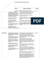 Programación Anual Tecnologia Quinto Basico Año Escolar 2013