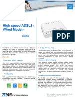 ZXDSL 831CII Datasheet