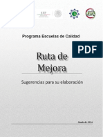 Ruta de Mejora