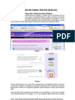 Insertar Rss en Blog