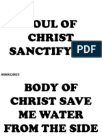 Soul of Christ Sanctify Me: Anima Christi