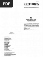 Kriterion Sobre Adorno