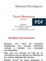 Clase 06 Teoria Humanista. Gestalt