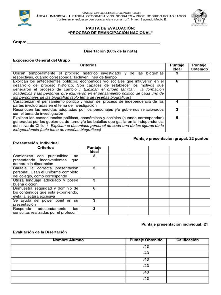 Evaluación de Disertación Histórica | PDF | Microsoft PowerPoint | Mapa