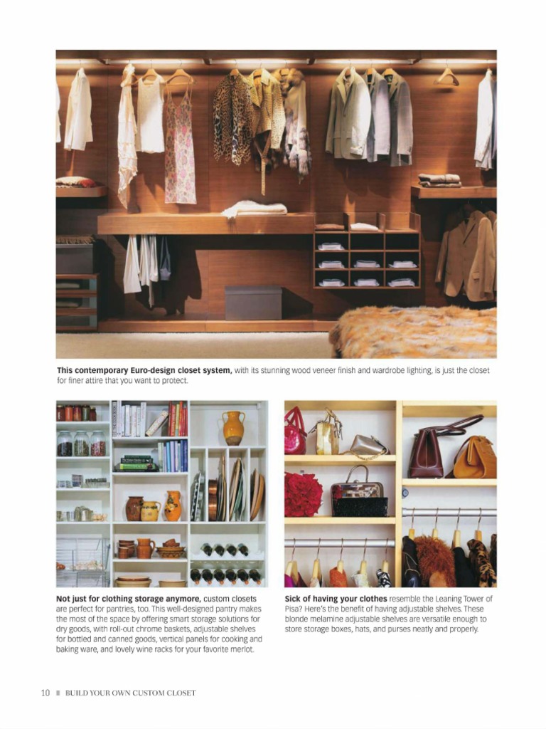 This Contemporary Euro-Design Closet System,: Its Lighting, Is Just The ...