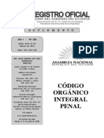 Ro Codigo Organico Integral Penal (Ro 180 Suplemento, Del 10-02-2014)