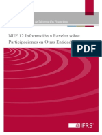 NIIF 12 - Información A Revelar Sobre Participaciones en Otras Entidades