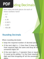 1 rounding decimal places and significant figures