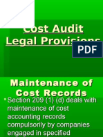 Cost Audit Legal Provisions