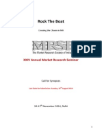 MRSI - Call For Synopsis - 2014