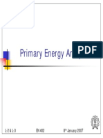 Primary Energy Analysis