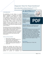 Diagnostic Tests For Pulp Al Conditions