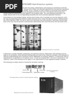 Identification Standard for Containers