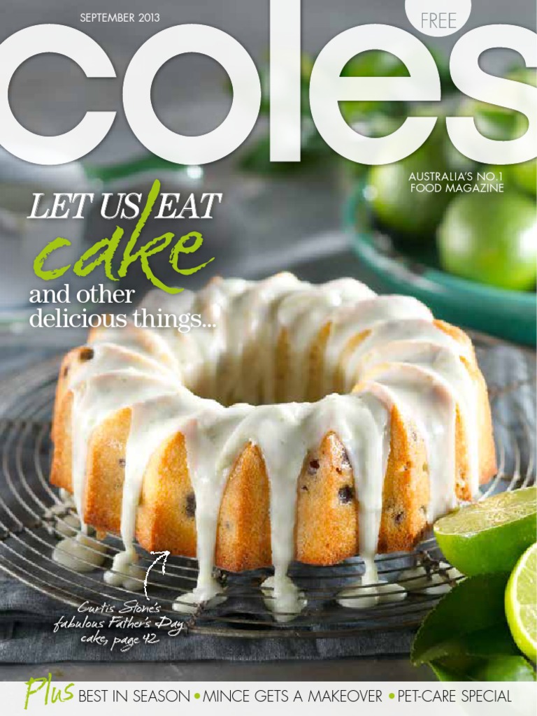 Coles Recipe Magazine Zucchini Waffle